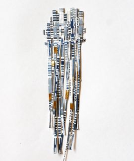 Paper weaving collage artwork No. 10 (2022)