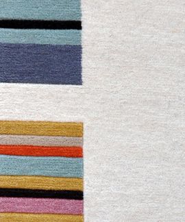 Hand-woven carpet (detail)
